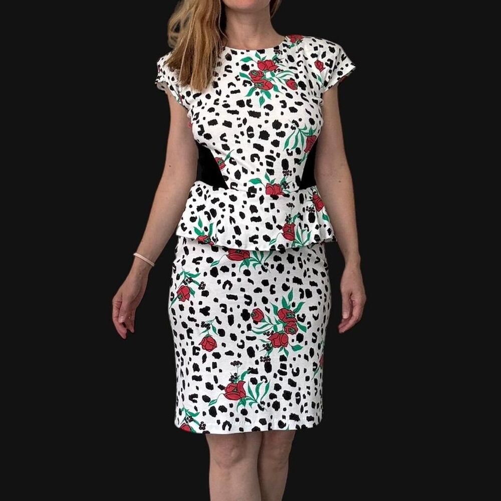 Frederick-s-of-hollywood Women's White and Black Dress